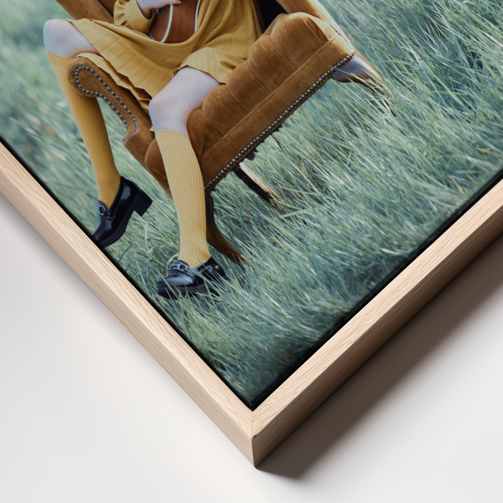 Canvas print - Power of the  music frame close up