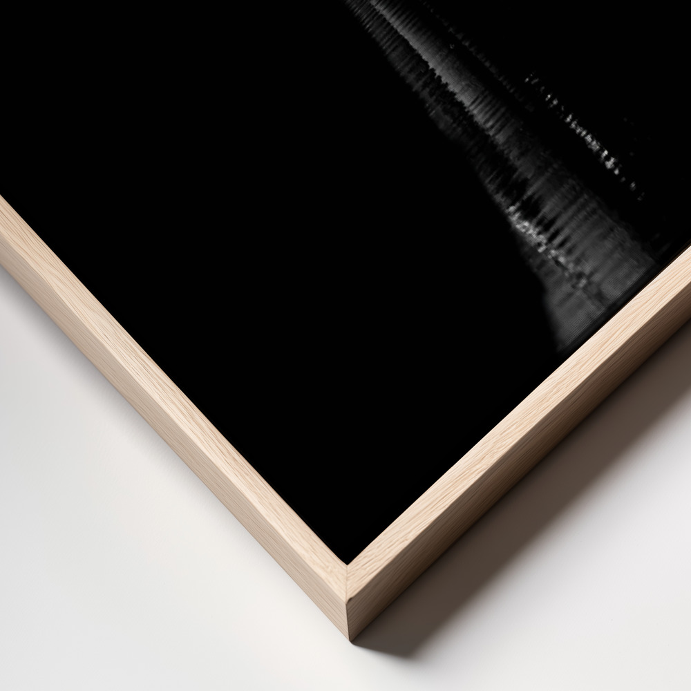 Canvas schilderi - Elephant frame close up - natuurlijk frame