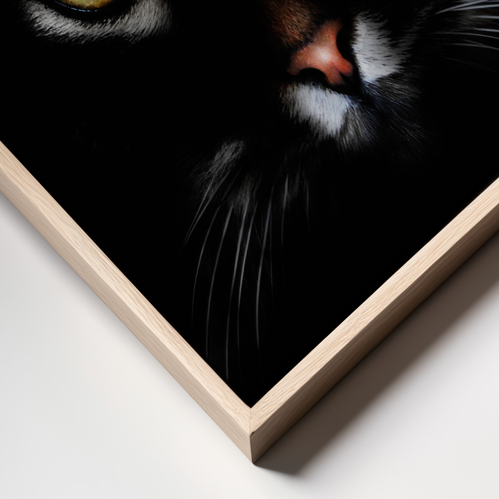 Canvas print - Whisper in the Dark frame close up