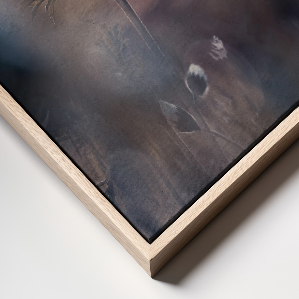 Canvas print - A brighter future frame close up