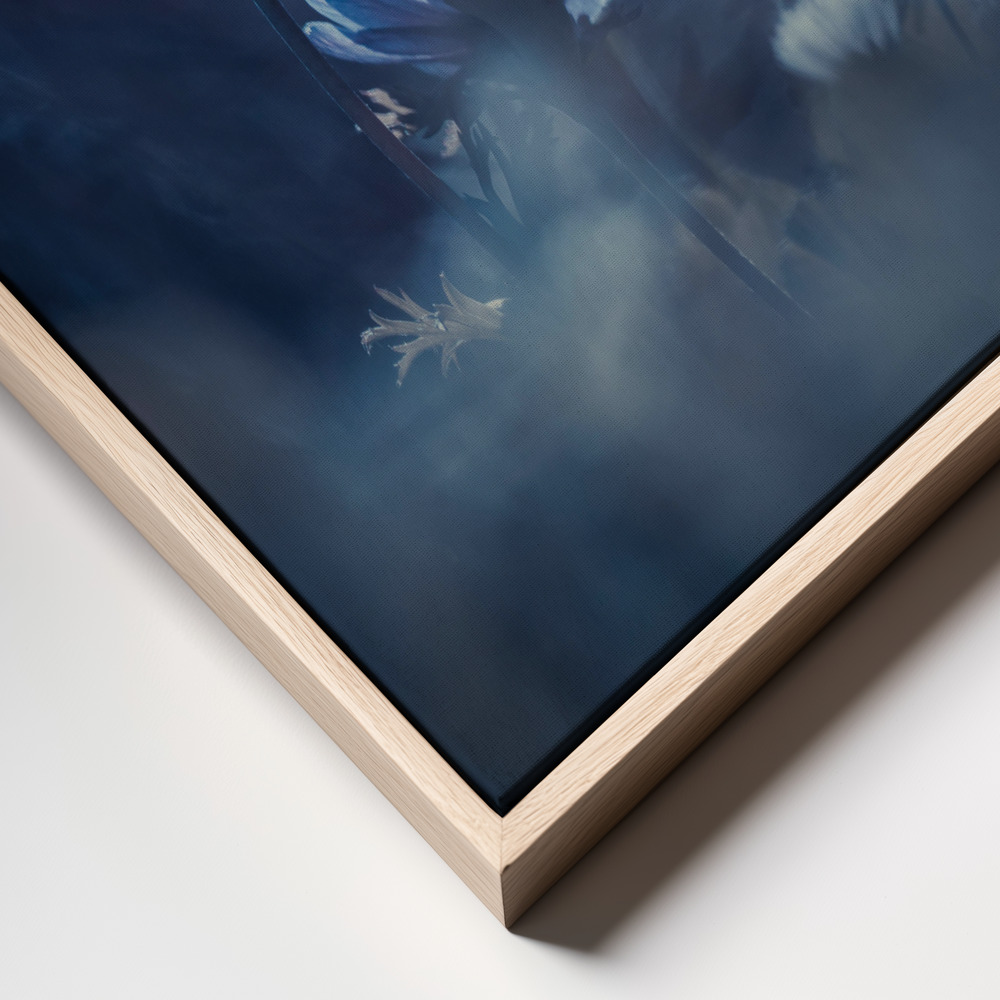 Canvas schilderi - Juste une tite chanson d'Amour frame close up - natuurlijk frame