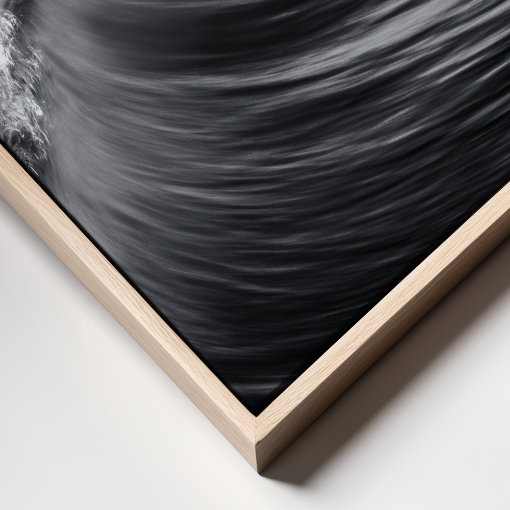 Canvas print - Liquid frame close up