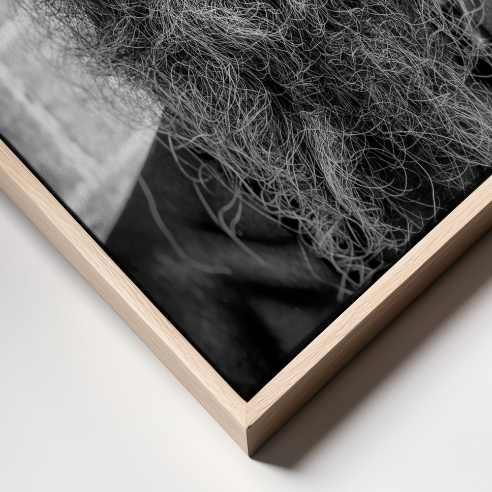 Canvas print - Sadhu frame close up