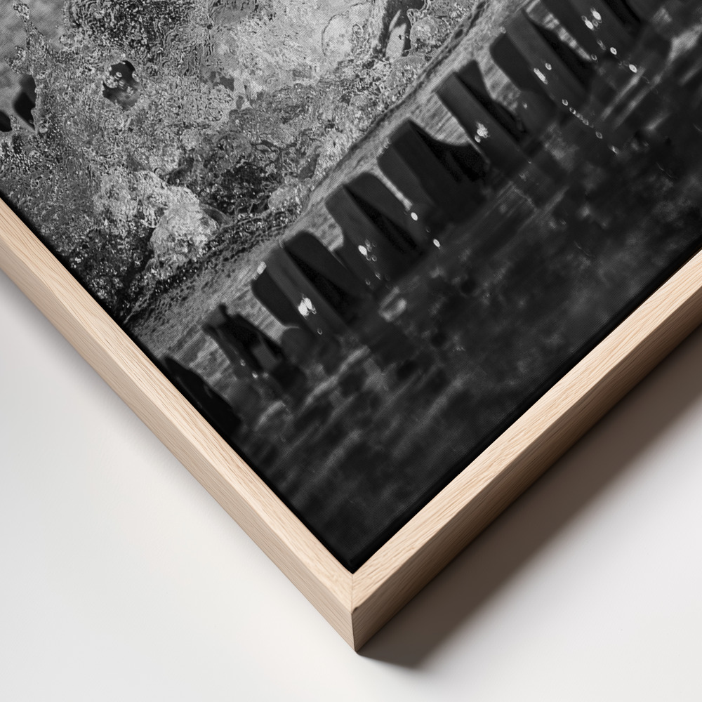 Canvas print - Through the Light frame close up