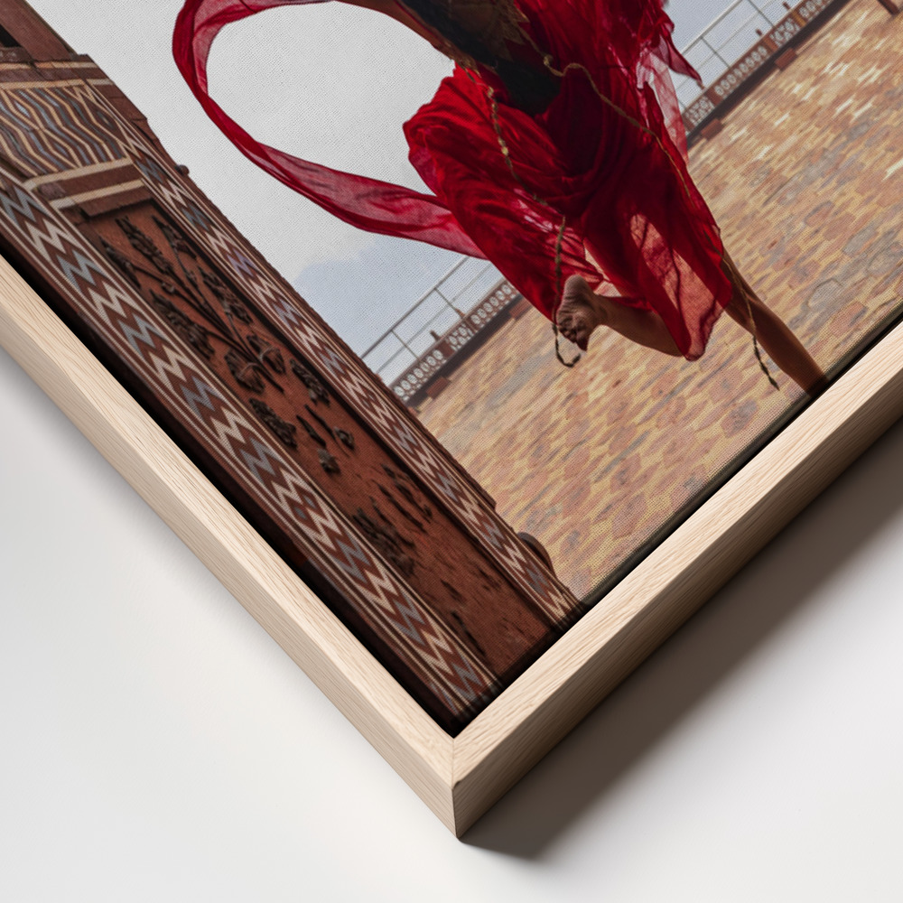 Stampe su tela - Taj Mahal's Heart frame close up