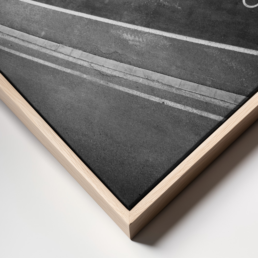 Canvas print - Cycling tour frame close up