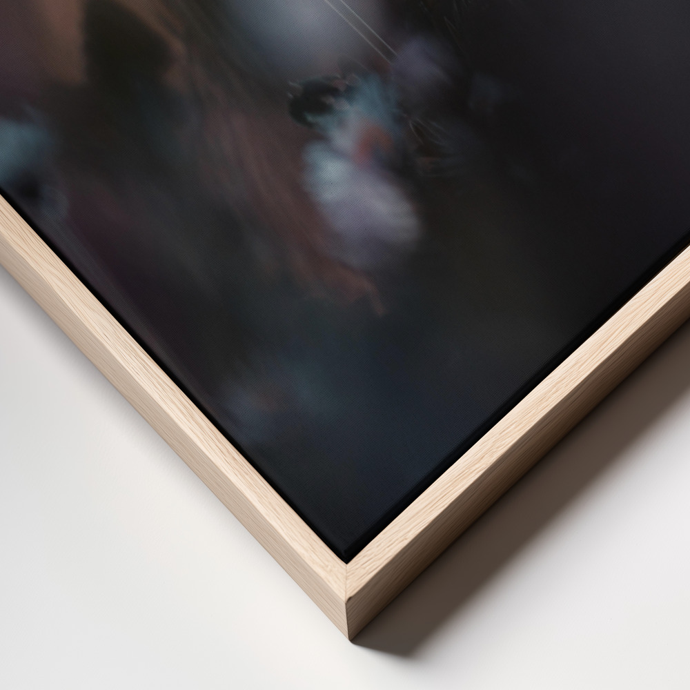 Canvas print - Elles, mes fleurs, émoi frame close up