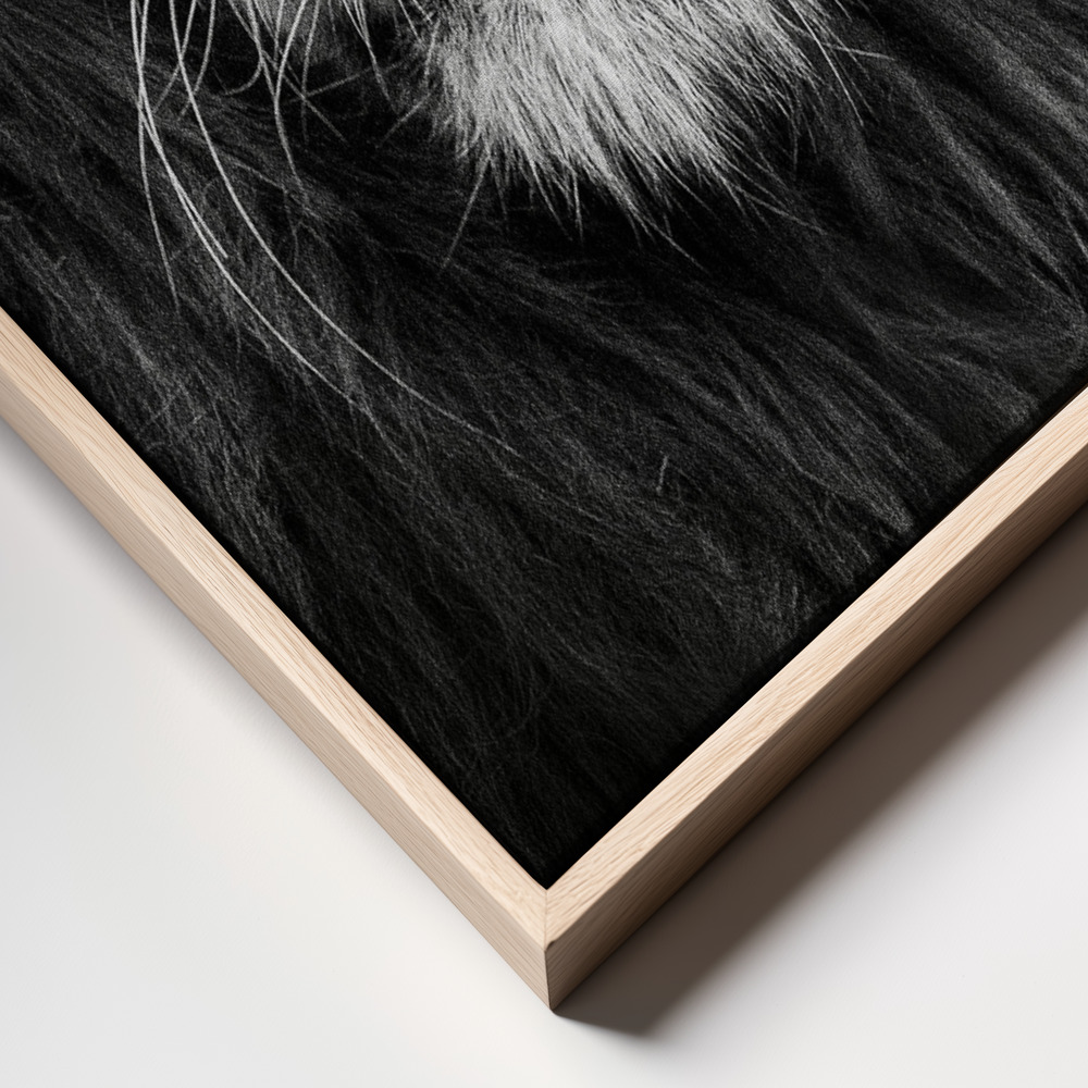 Canvas print - Royal portrait frame close up