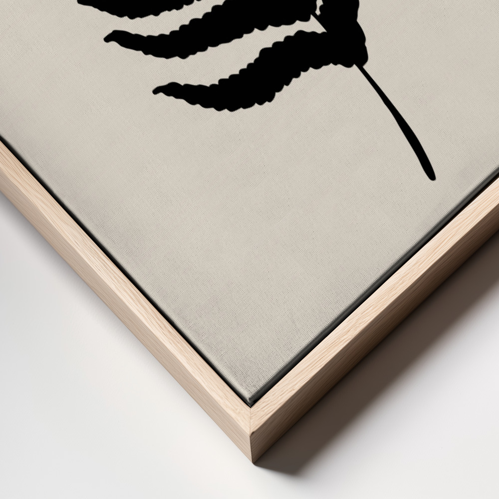 Stampe su tela - Fern frame close up