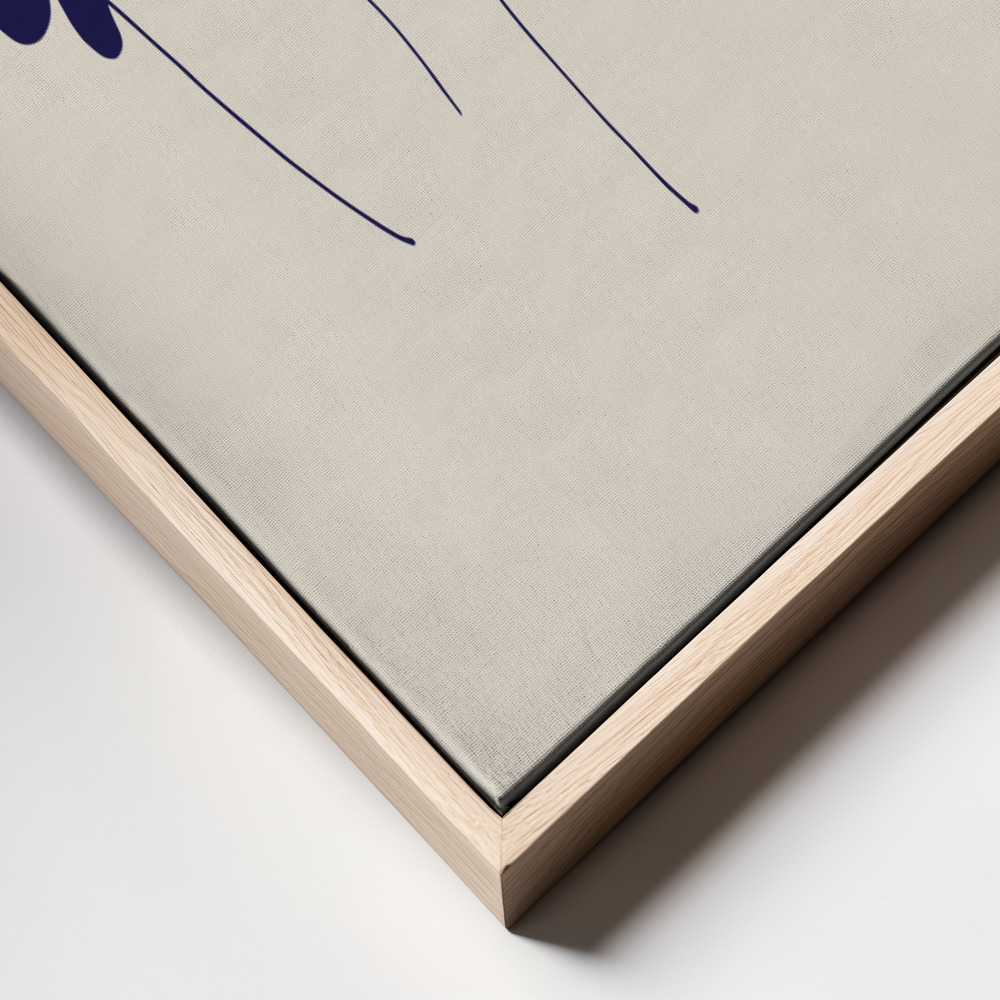 Canvas print - Blue Sorrel frame close up