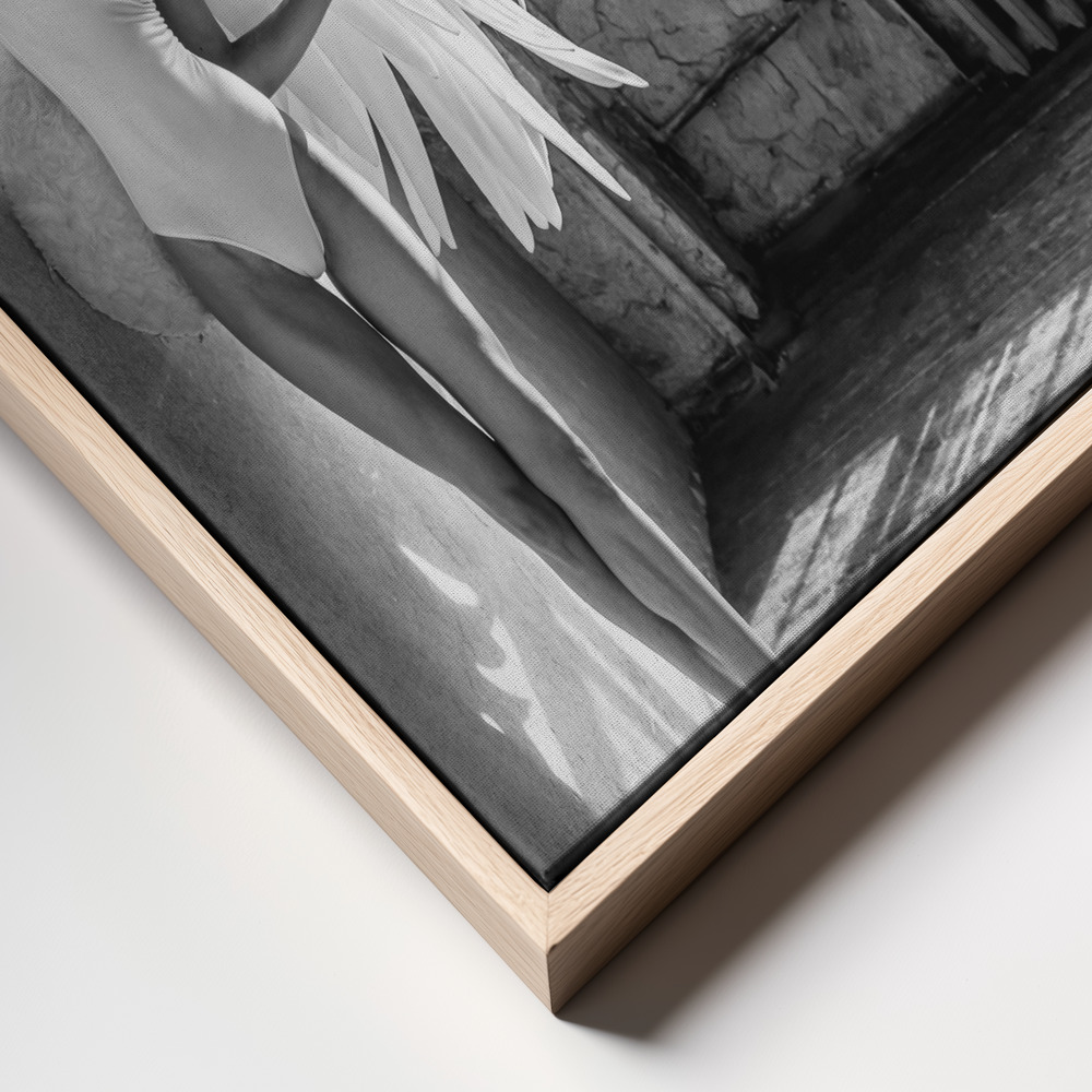 Canvas print - Angel 1 frame close up