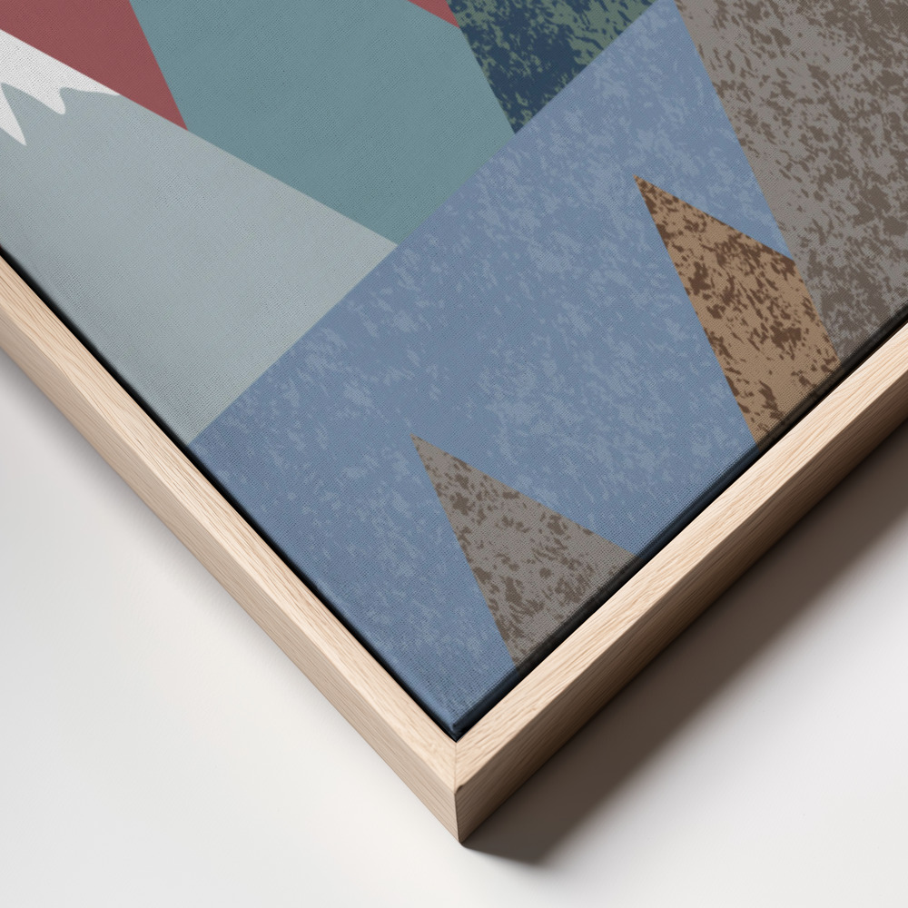 Canvas print - Mountain landscape frame close up