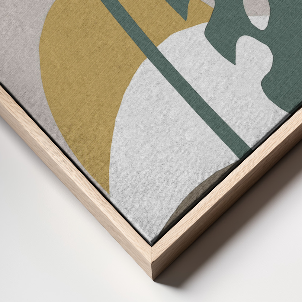 Canvas print - Monstera Cut Out 02 frame close up