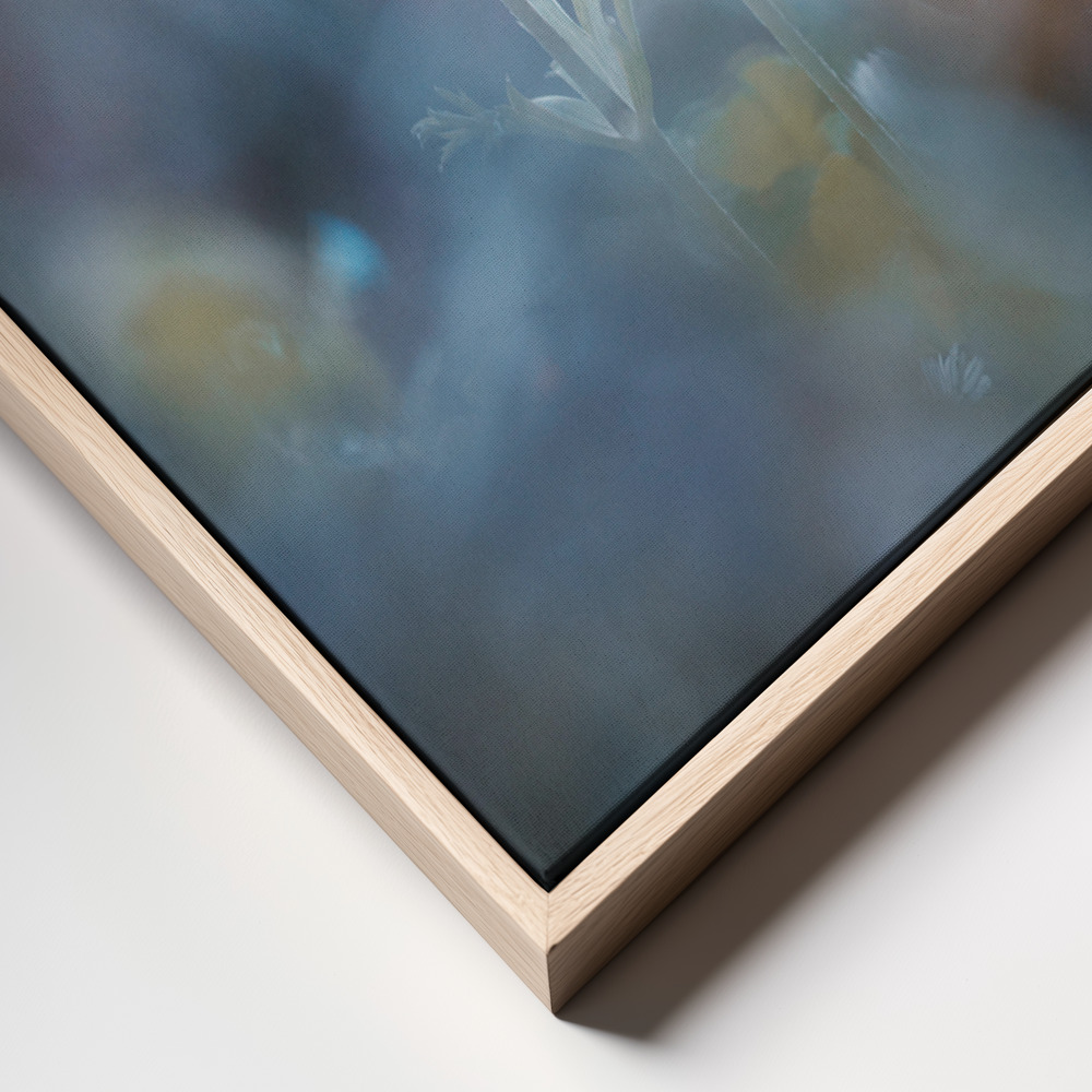 Canvas print - Growing Up frame close up - natural frame