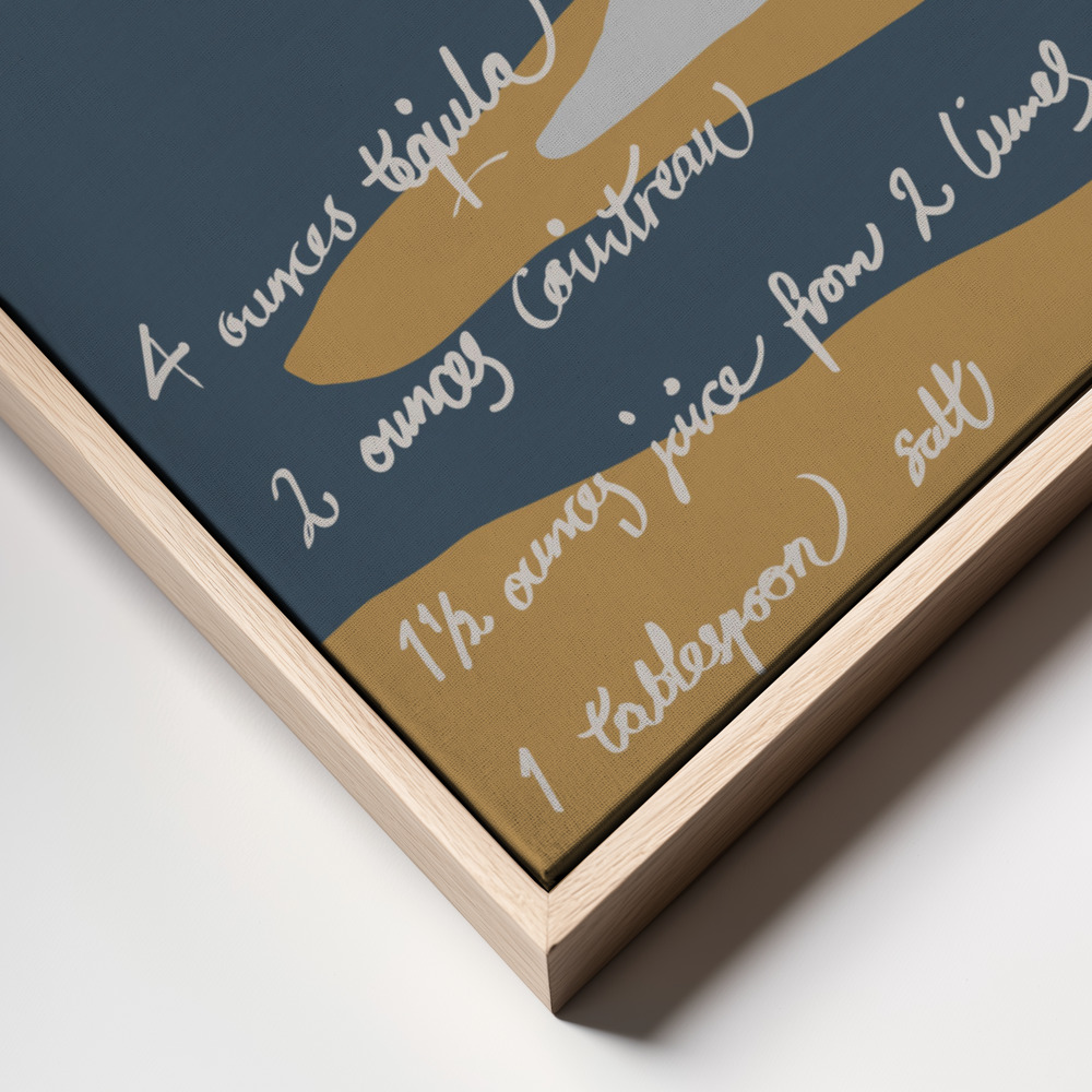 Canvas print - Margarita frame close up