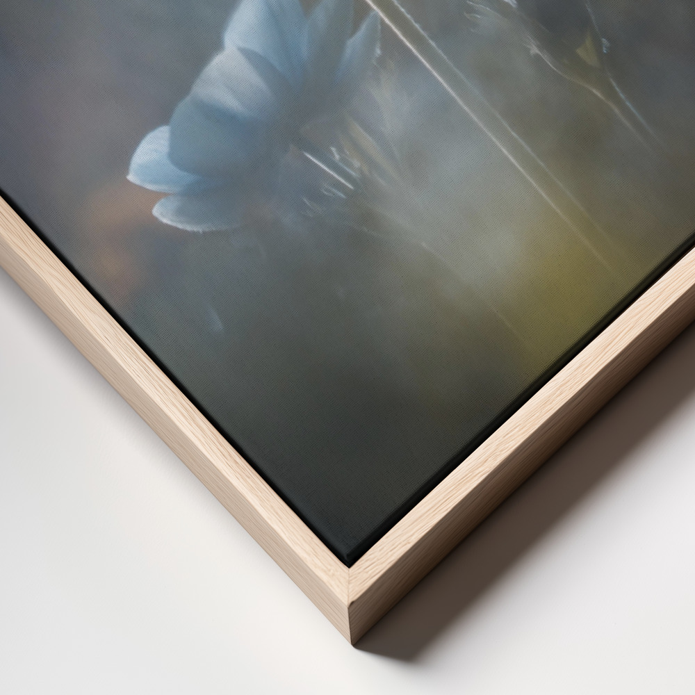 Canvas print - Blossom like a flower frame close up