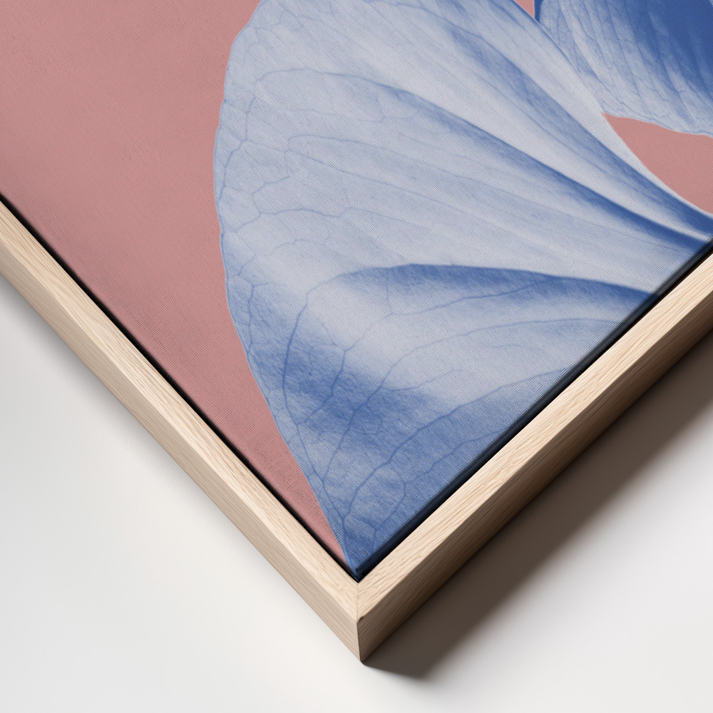Canvas print - Monstera Purple 05 frame close up
