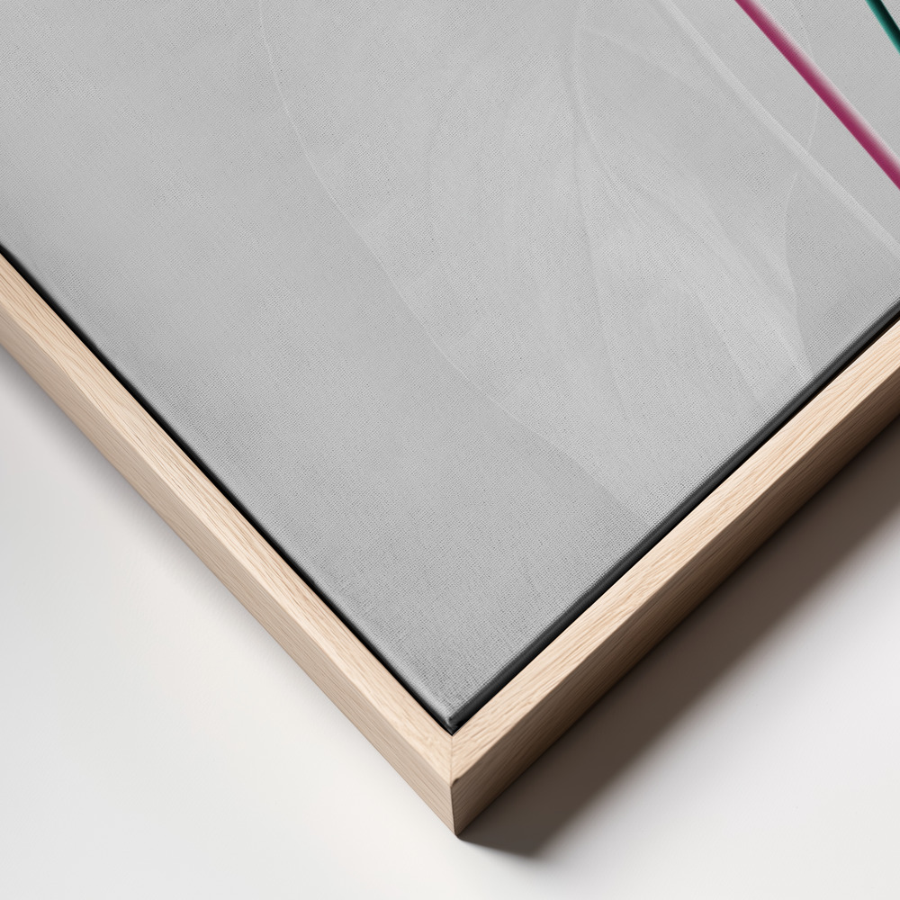 Canvas print - Monstera Creative 18 frame close up