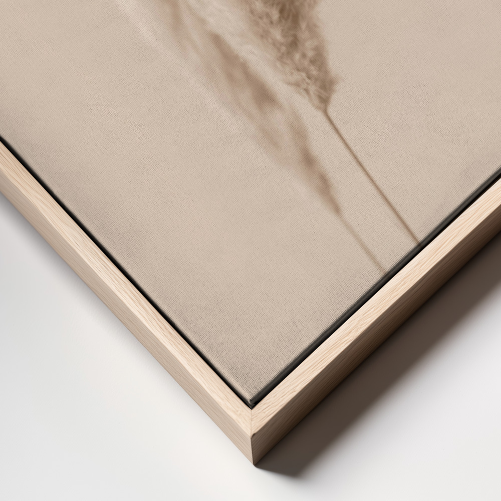Canvas print - Pampas Grass Begie 13 frame close up