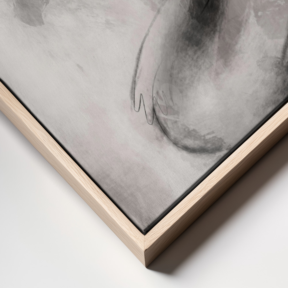 Canvas schilderi - Resting frame close up - natuurlijk frame