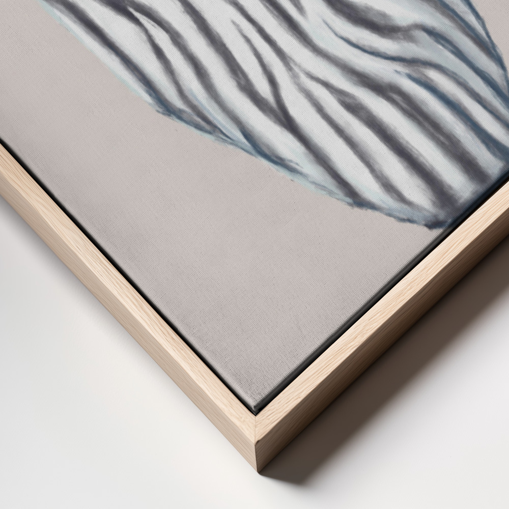 Canvas print - Zebra Bowl frame close up