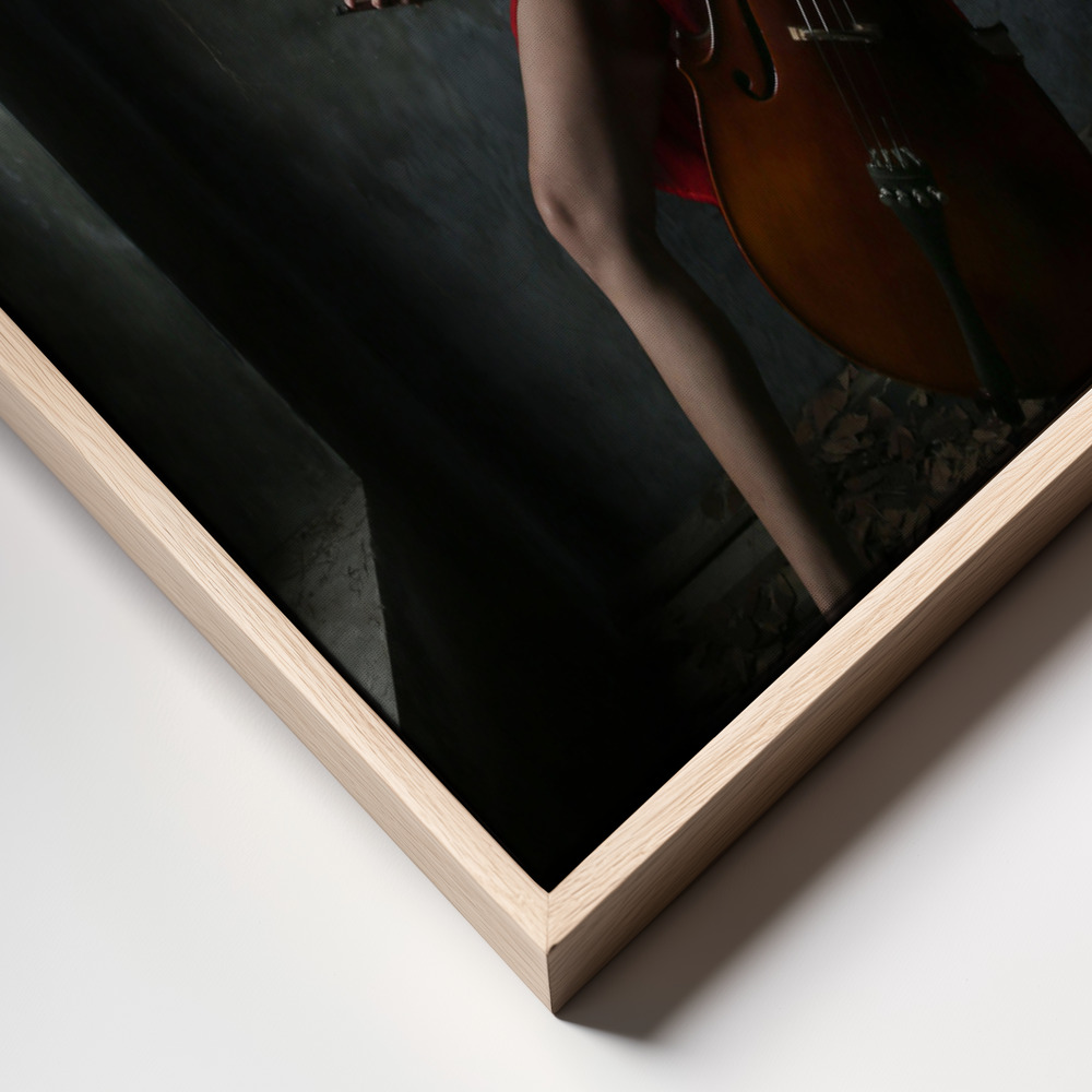 Canvas print - The Rhythm of Sadness frame close up