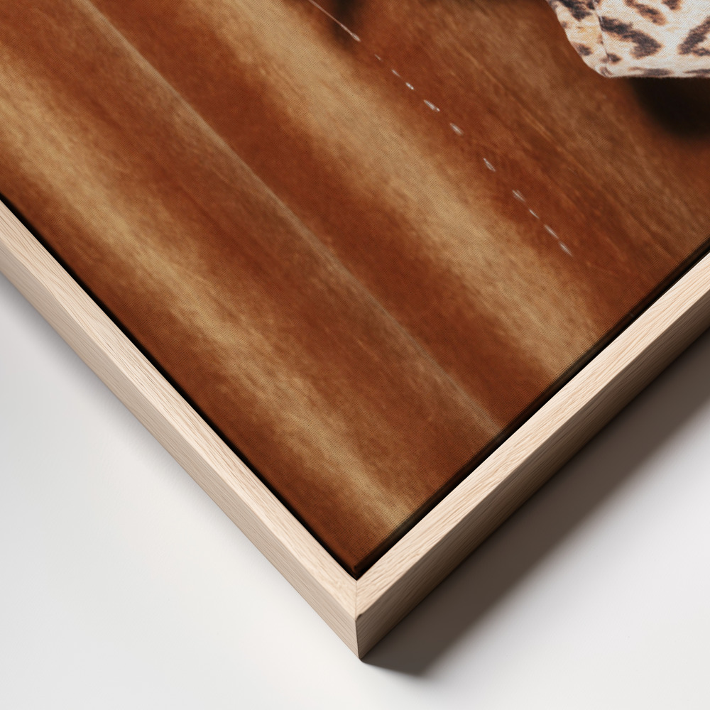 Canvas print - Here's To Now #01 frame close up