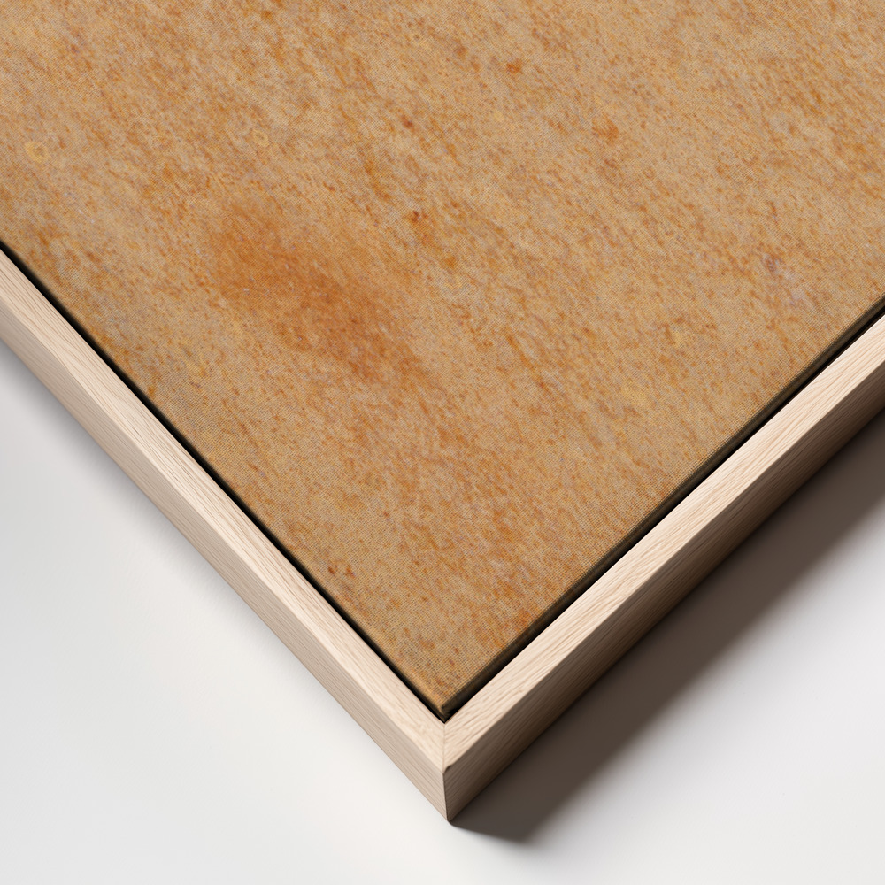 Canvastavla Orange wall - Tavla frame close up