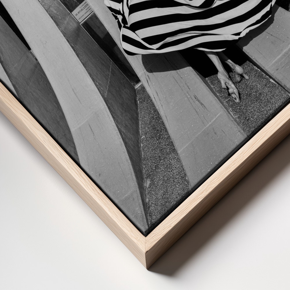 Canvas print - Dancing Queen frame close up - natural frame