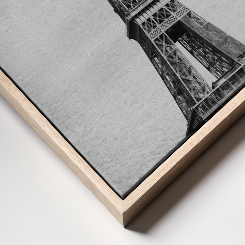 Canvas print - Tour Eiffel frame close up