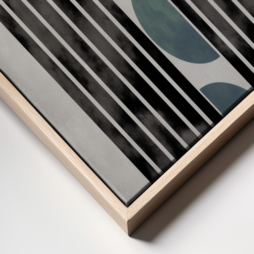 Canvas print - Arch Capsule Green frame close up