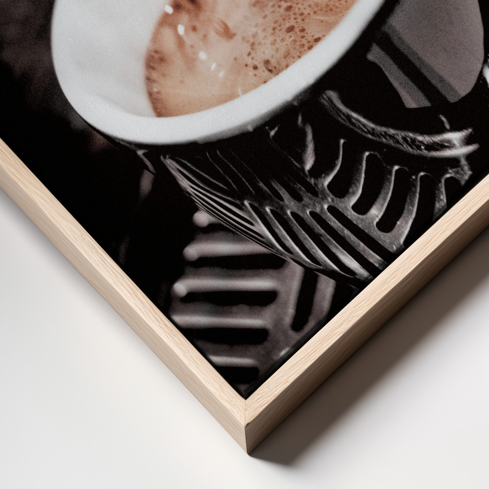 Canvas print - Coffee 05 frame close up