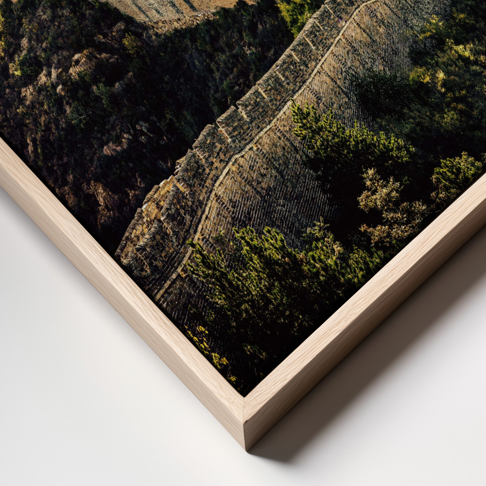 Canvas print - Chinese Wall frame close up