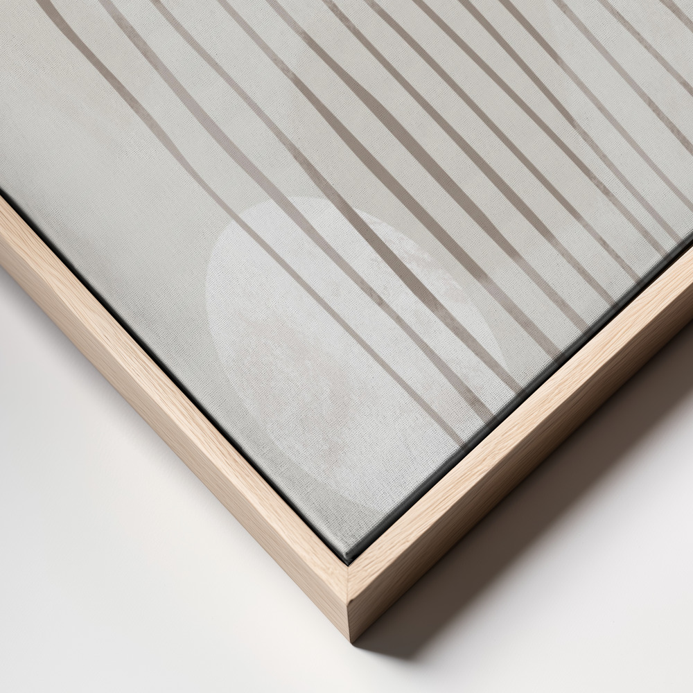 Canvas print - Arch by hand frame close up