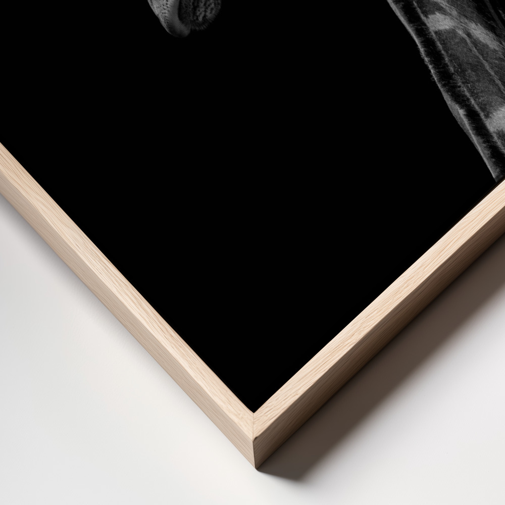 Canvas print - I'm not happy frame close up