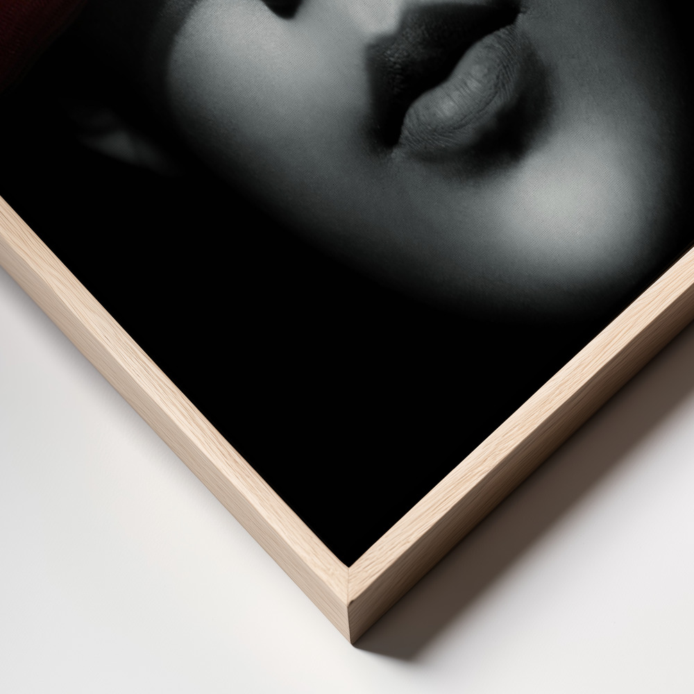 Canvas print - Blindfolded frame close up