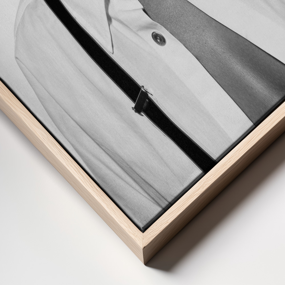 Canvas schilderi - Perrine frame close up - natuurlijk frame