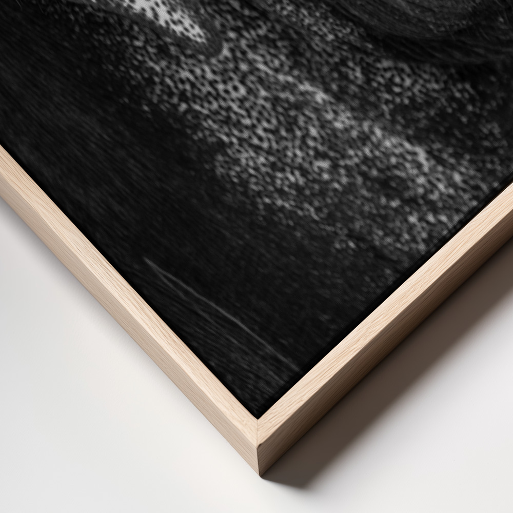 Canvas schilderi - Love frame close up - natuurlijk frame