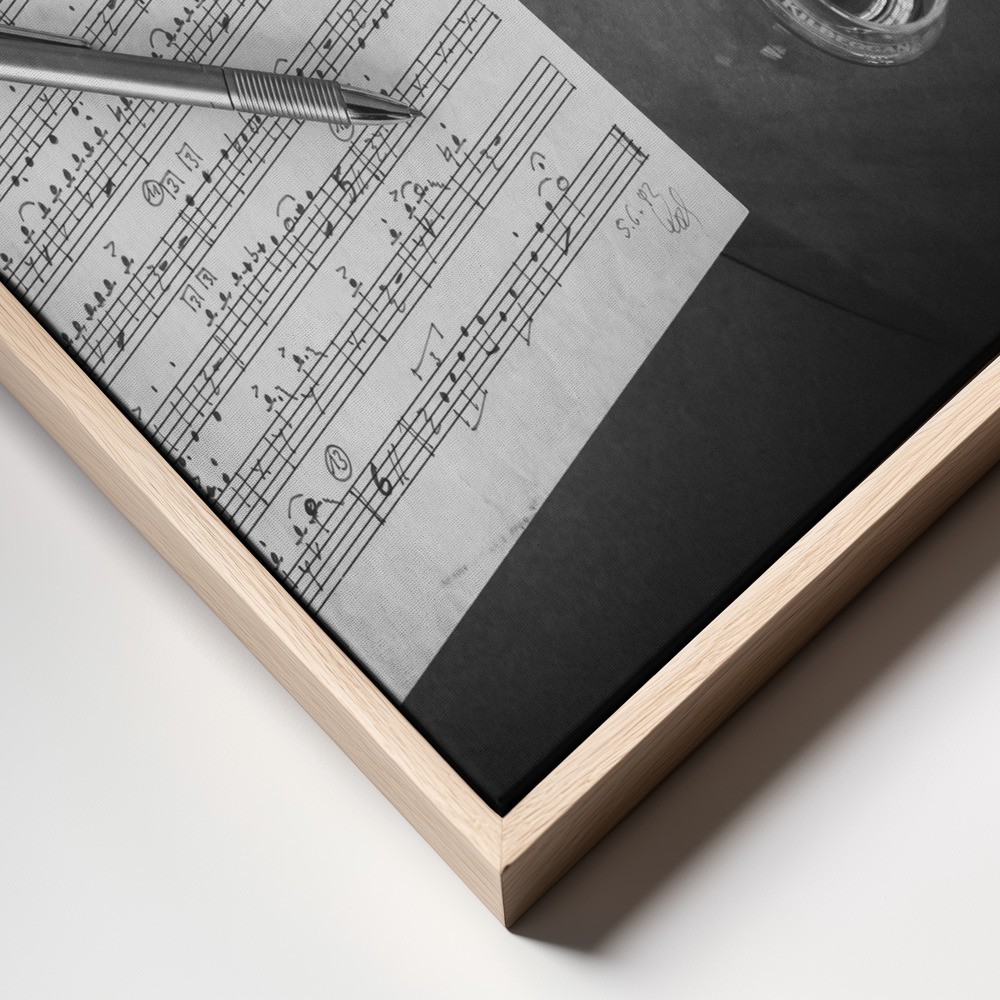 Canvas print - Just a gigolo frame close up