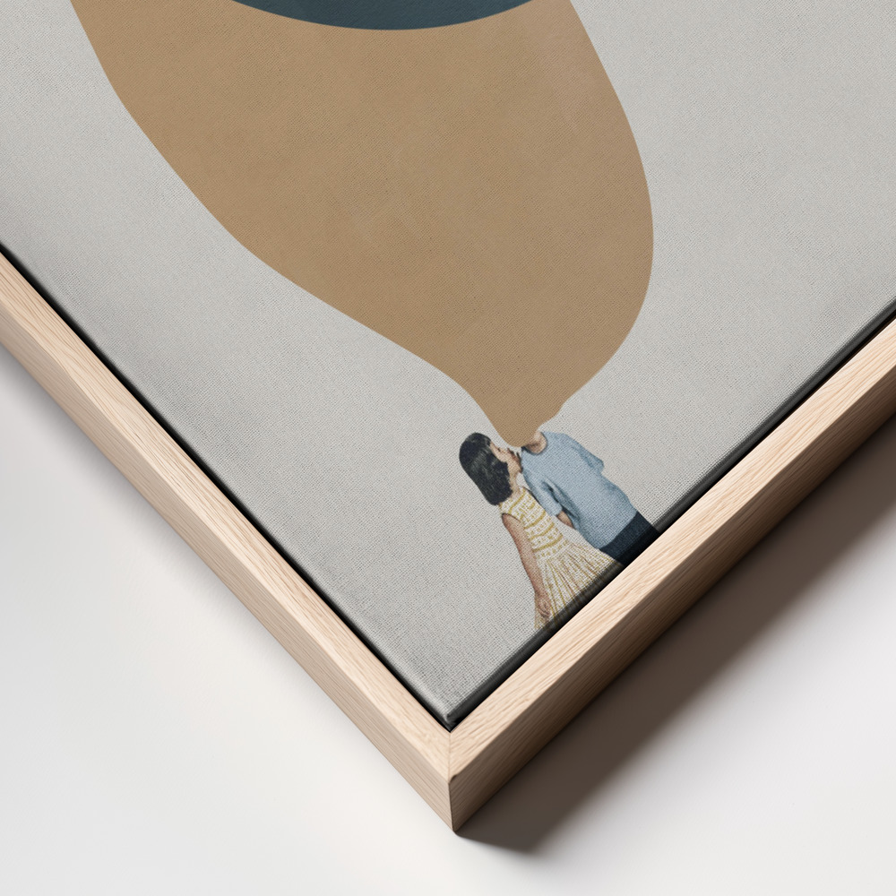 Canvas schilderi - A thousand stories to tell you frame close up - natuurlijk frame