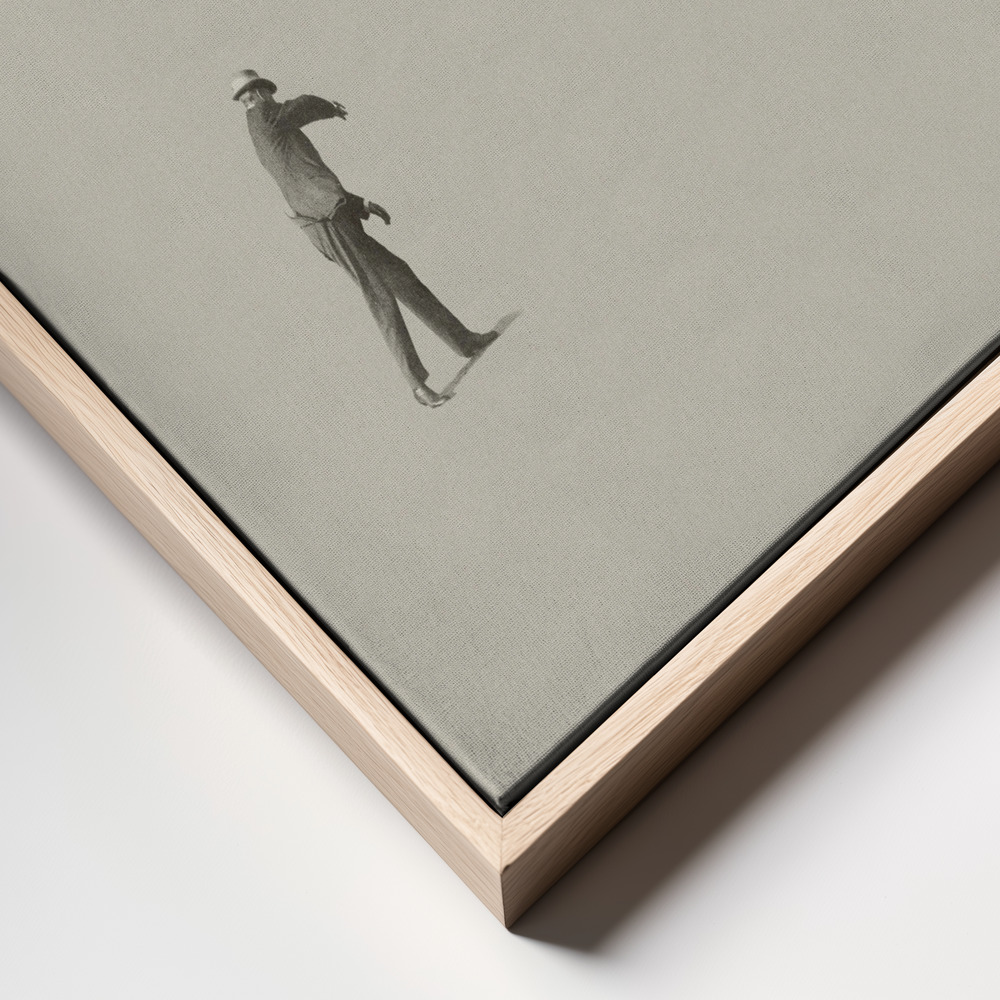 Canvas schilderi - Lucky shot frame close up - natuurlijk frame