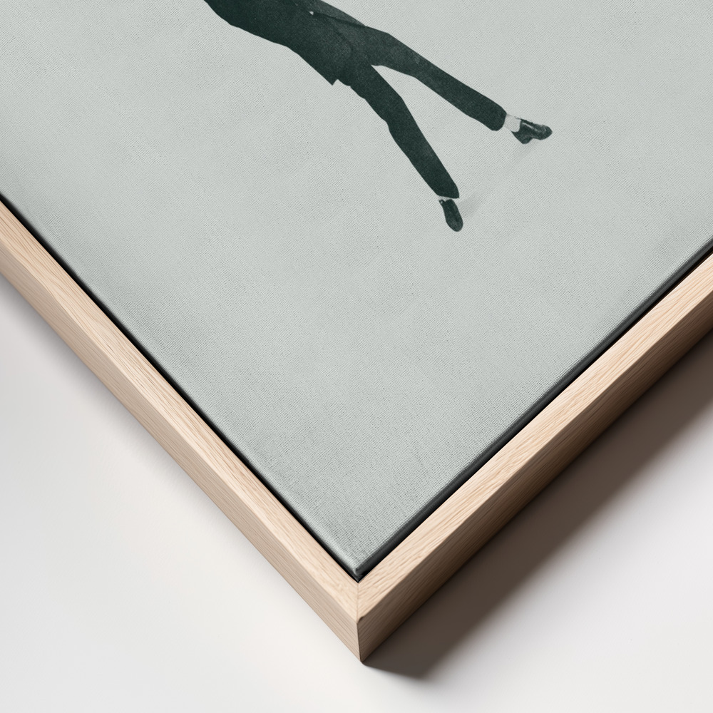 Canvas print - The extravert frame close up