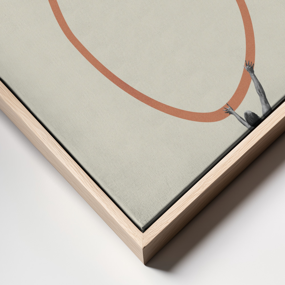 Canvas print - You make me feel everything frame close up