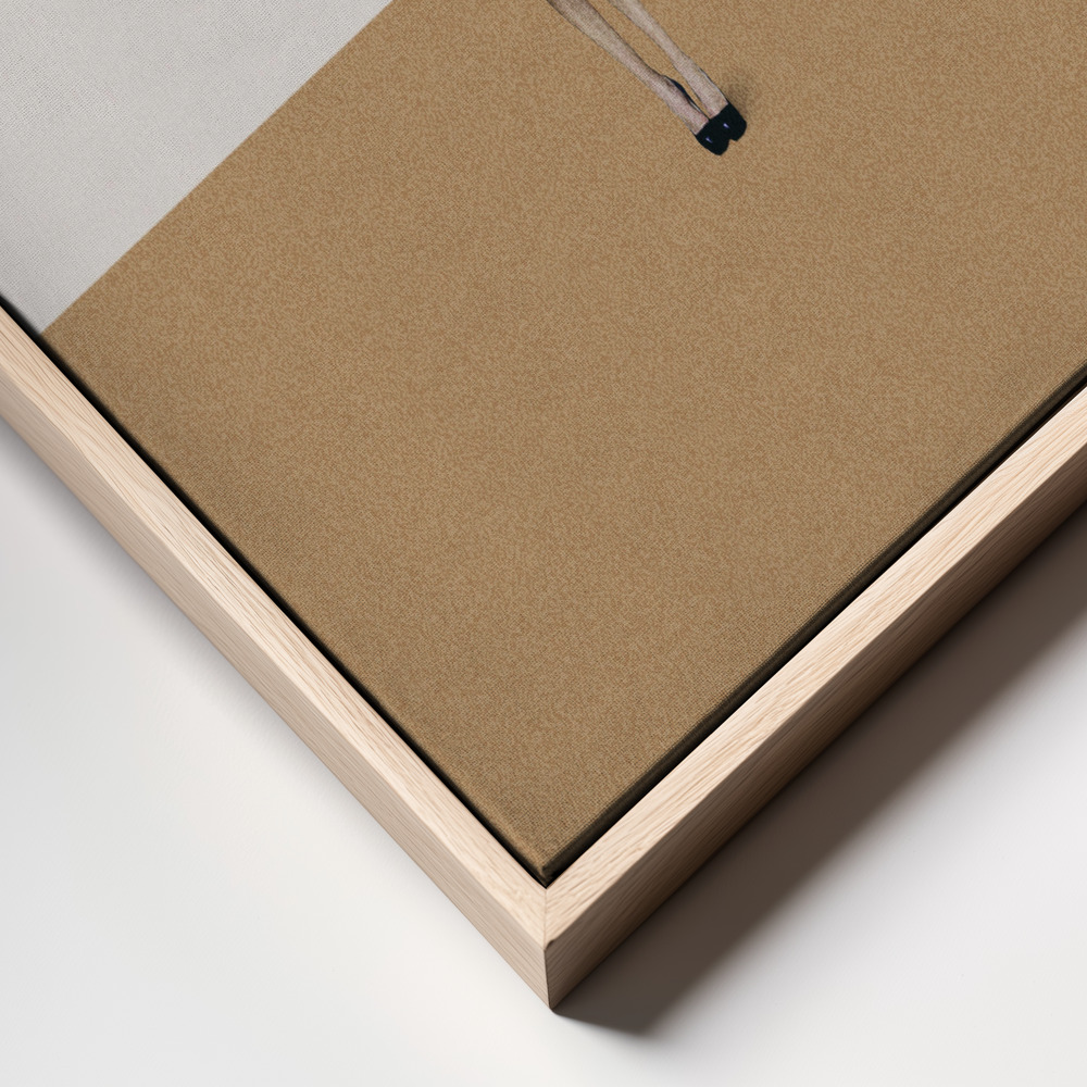 Canvas print - Obvious imperfections frame close up
