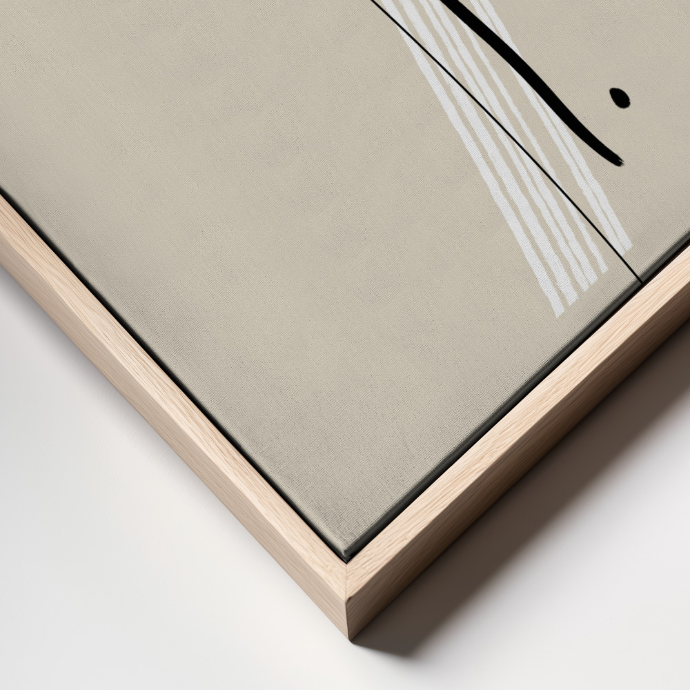 Canvas print - Composition of Lines - The Second frame close up