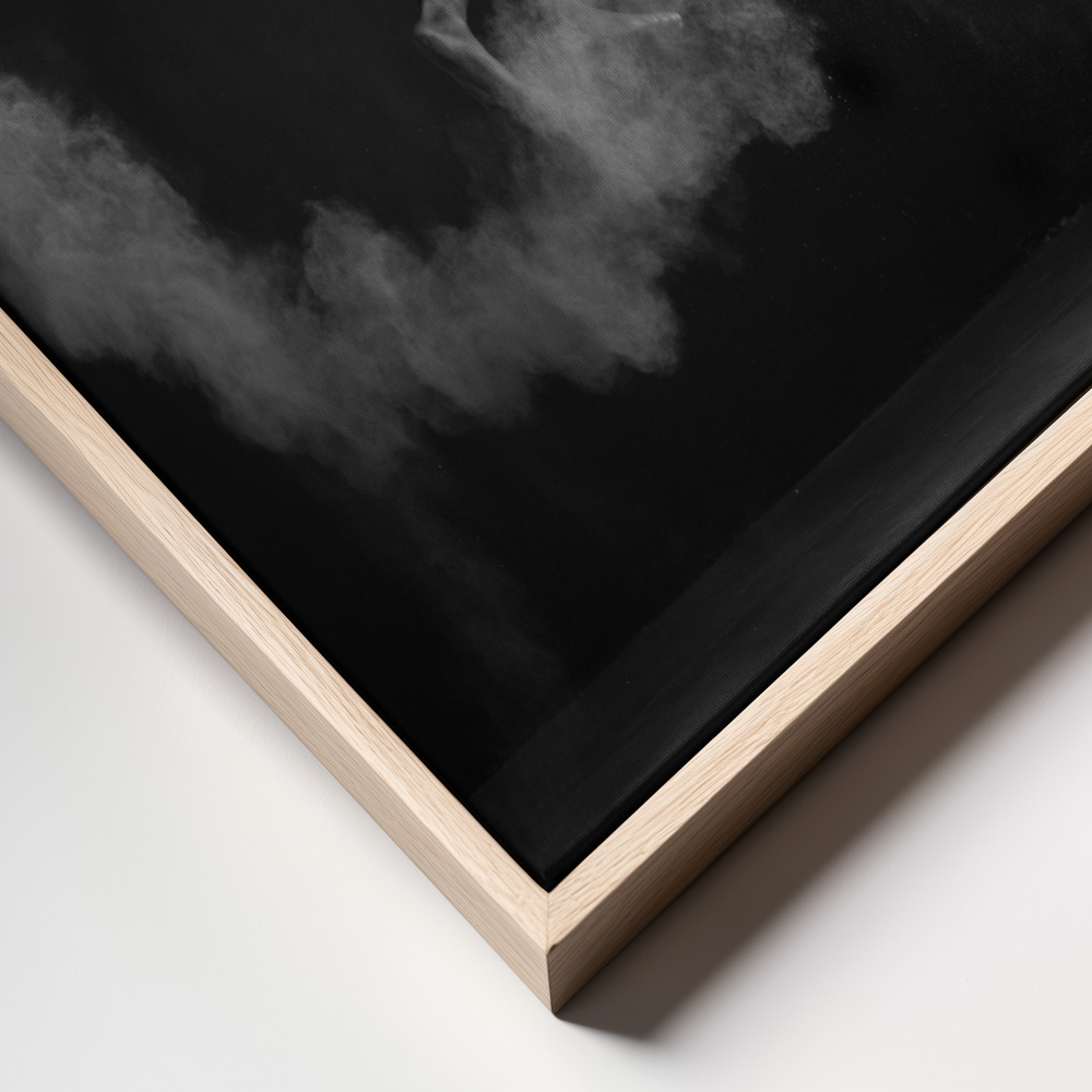 Canvas print - Flying drum frame close up