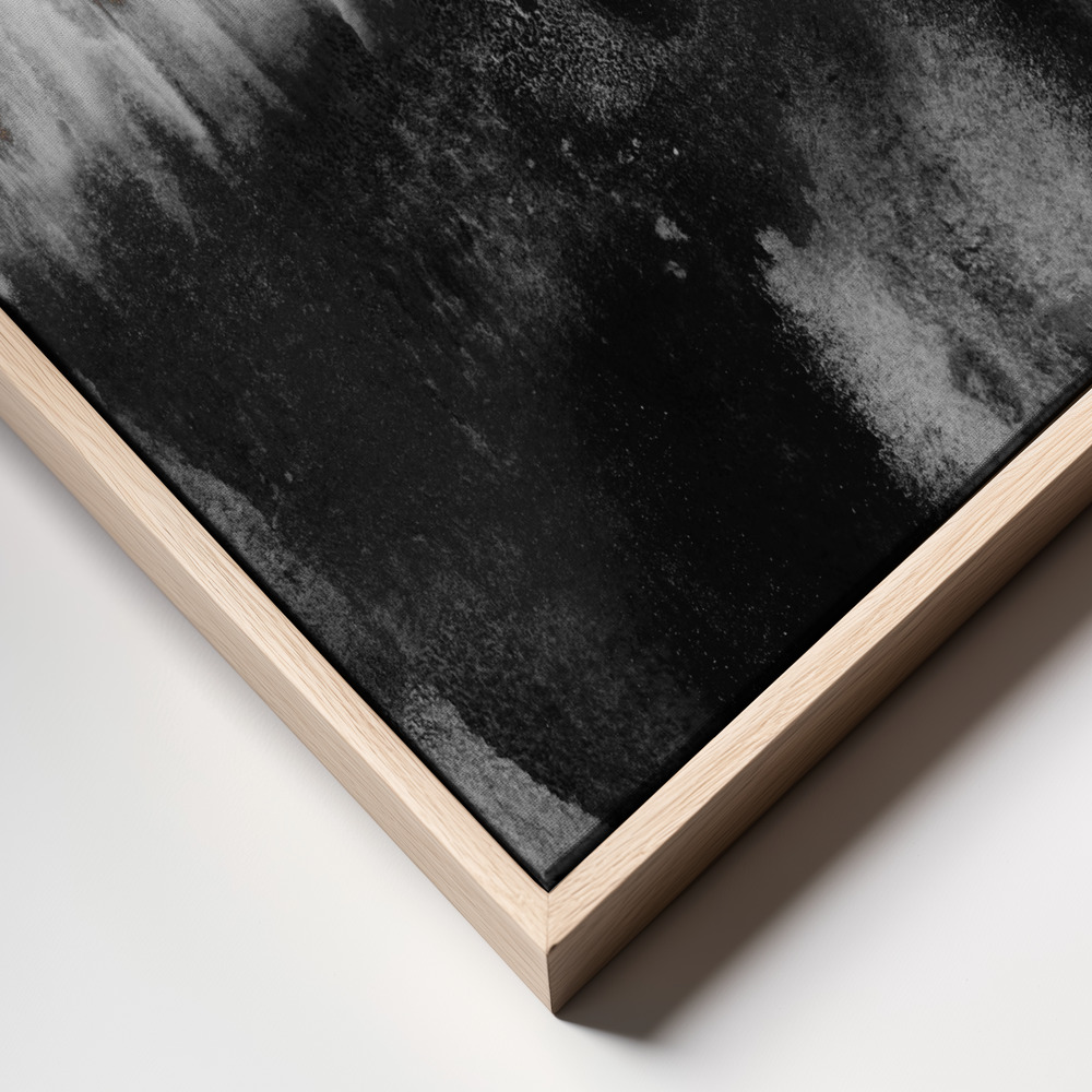 Canvas print - Gloomy frame close up