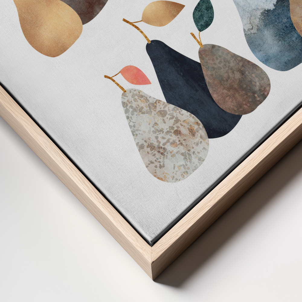 Canvas print - Pears frame close up