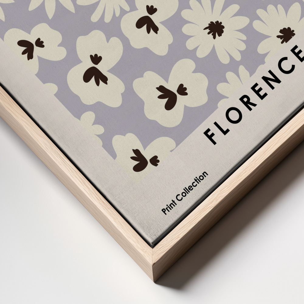 Canvas print - Flower Market Florence frame close up