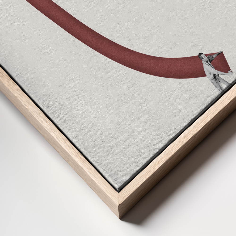 Canvas print - Let's reconnect frame close up